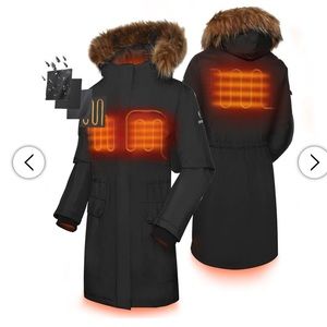 Orono Black Heated Ski Jacket XL